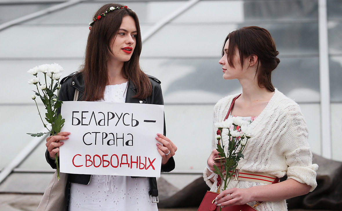 Протестующие собираются в центре Минска