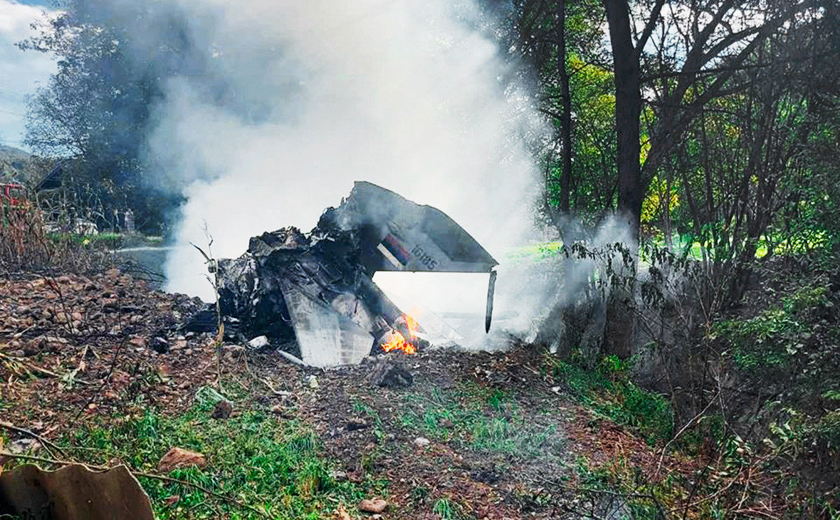 В Сербии разбился военный самолет