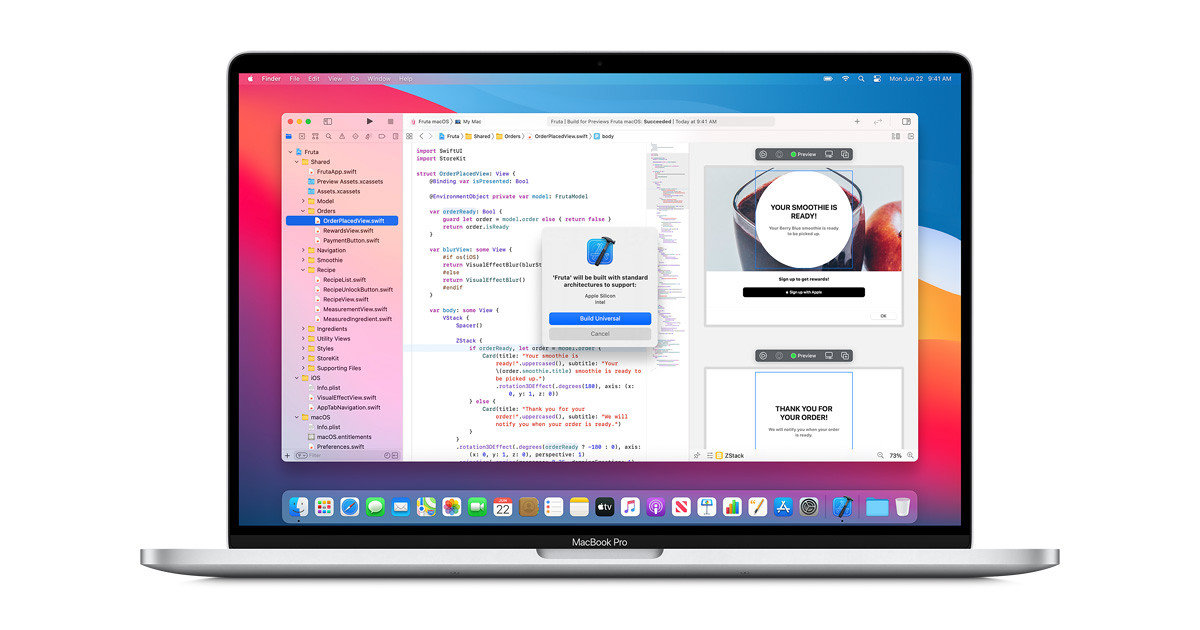 Сегодня выходит первый MacBook на SoC Apple Silicon