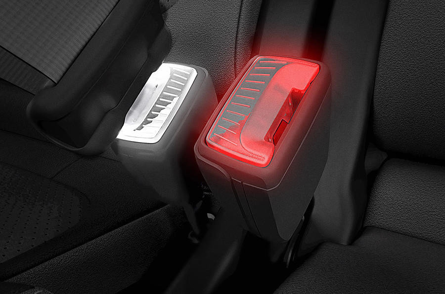 Škoda запатентовала подсветку ремней безопасности