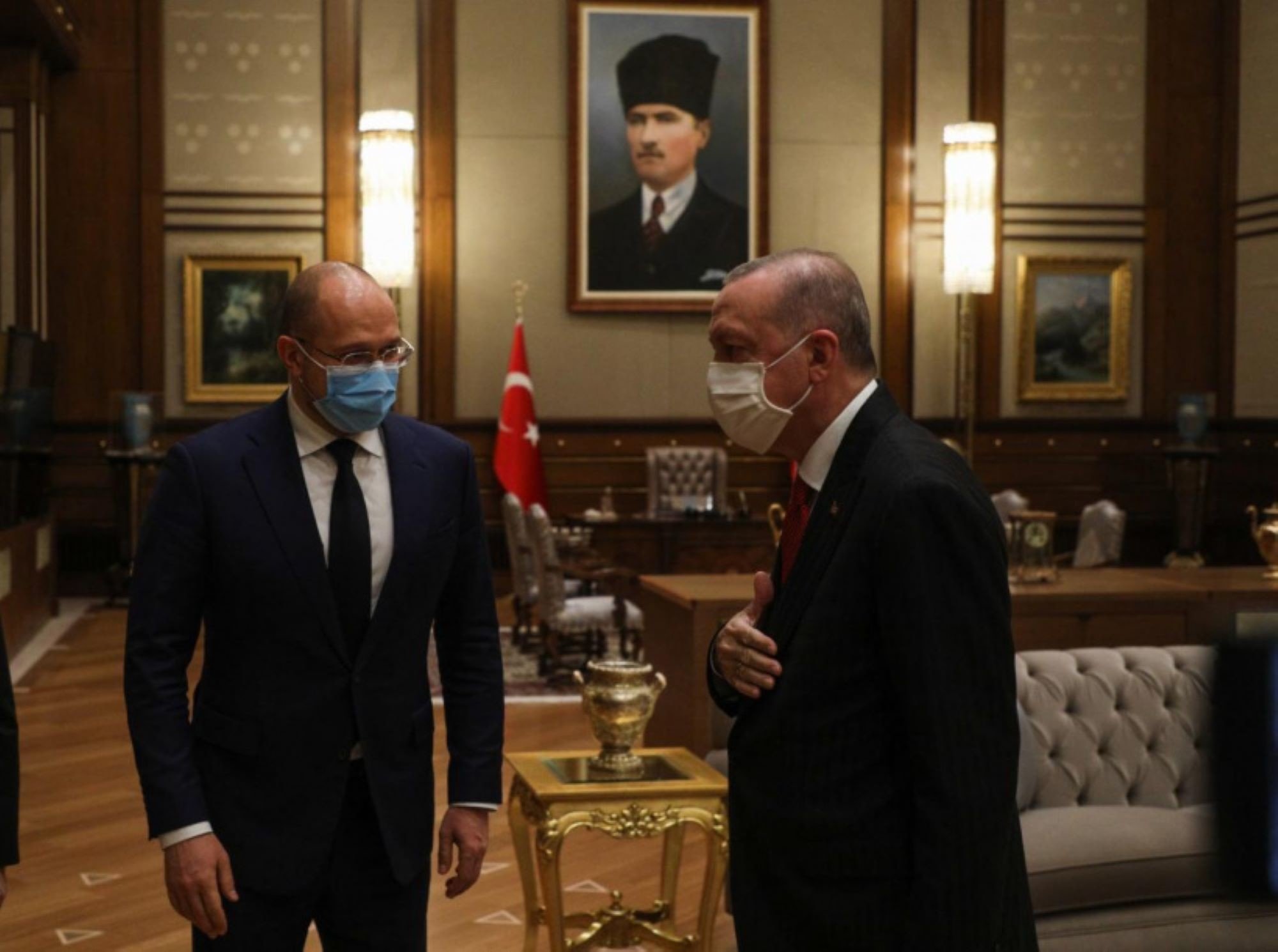 Шмыгаль встретился с президентом Турции
