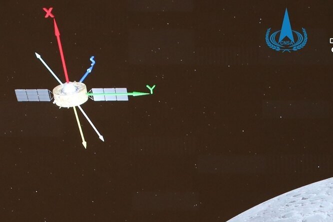 Китайський місячний модуль відправився до Землі