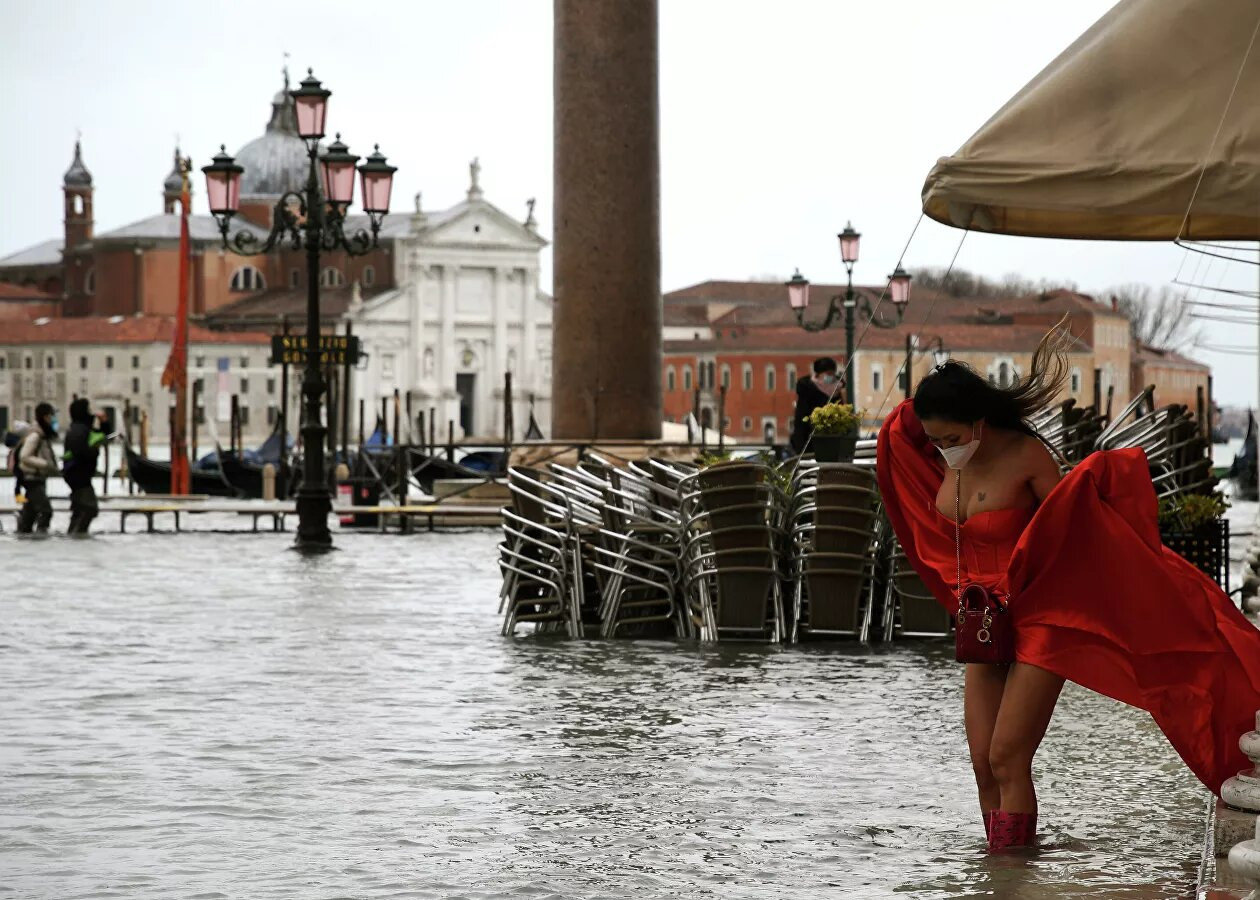 Венеция вновь ушла под воду