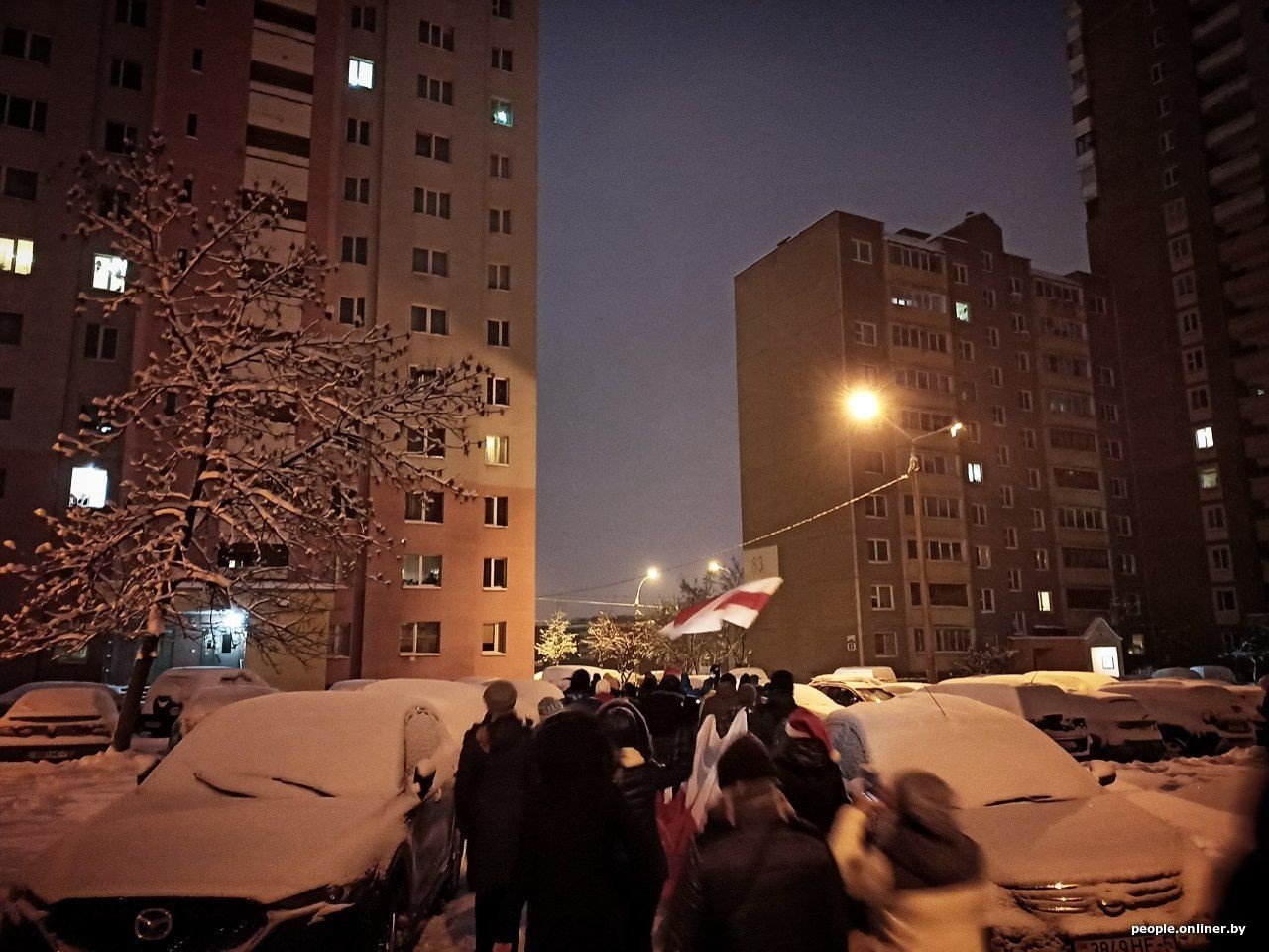 В Беларуси утром прошли дворовые протесты