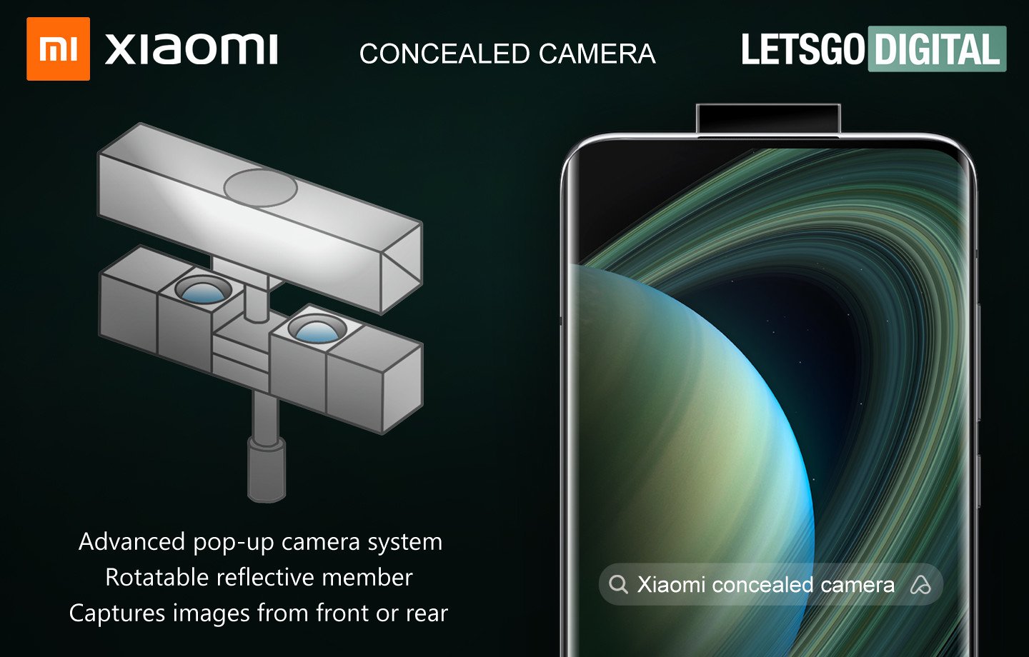 Xiaomi запатентувала незвичайну приховану камеру