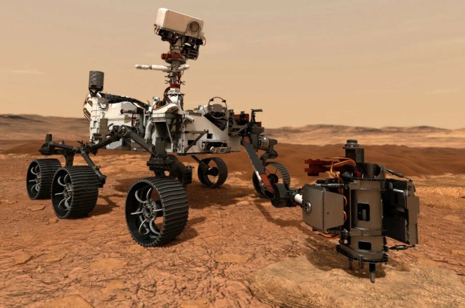 NASA показало первое видео посадки на Марс