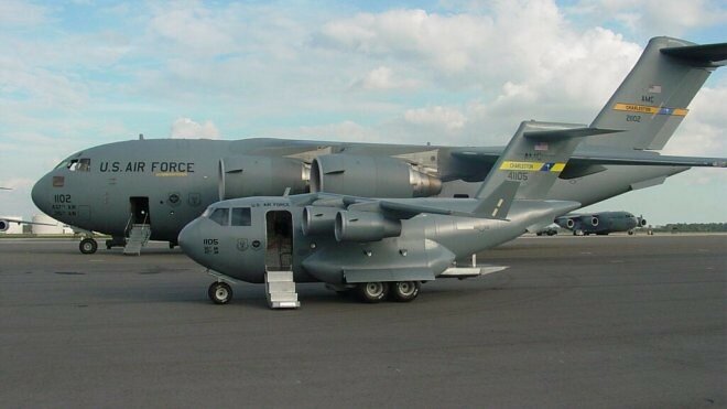 В США построили крохотную копию C-17 Globemaster III