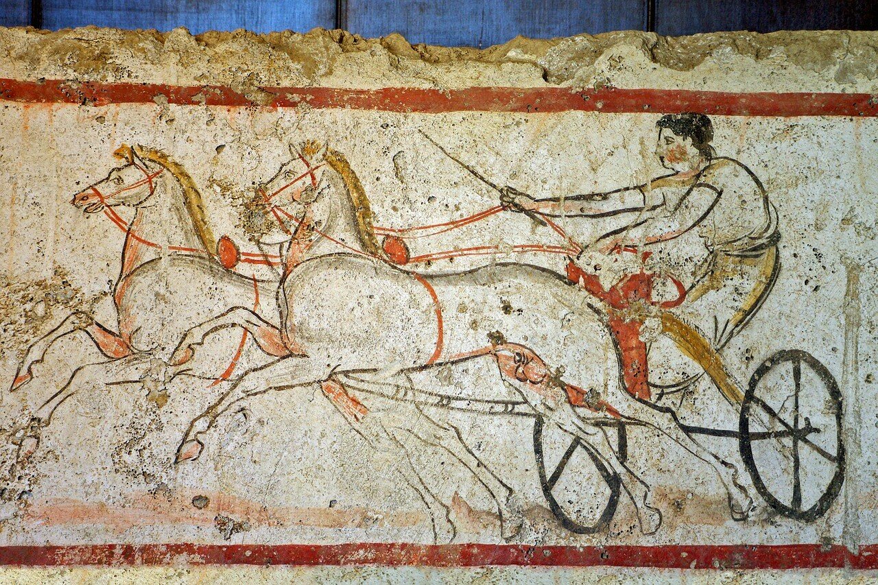 У Помпеях знайшли стародавню колісницю з еротичним орнаментом