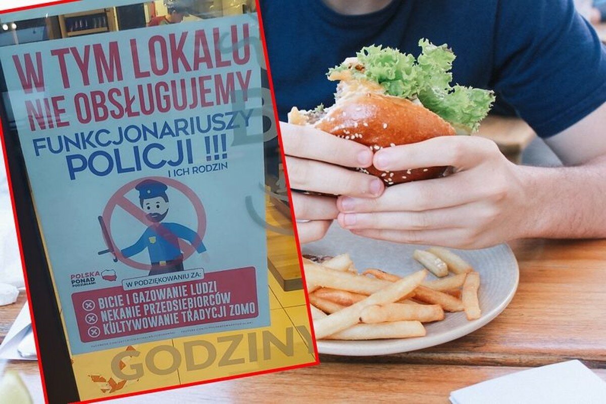 Польський ресторатор відмовився обслуговувати поліцейських і членів їх сімей