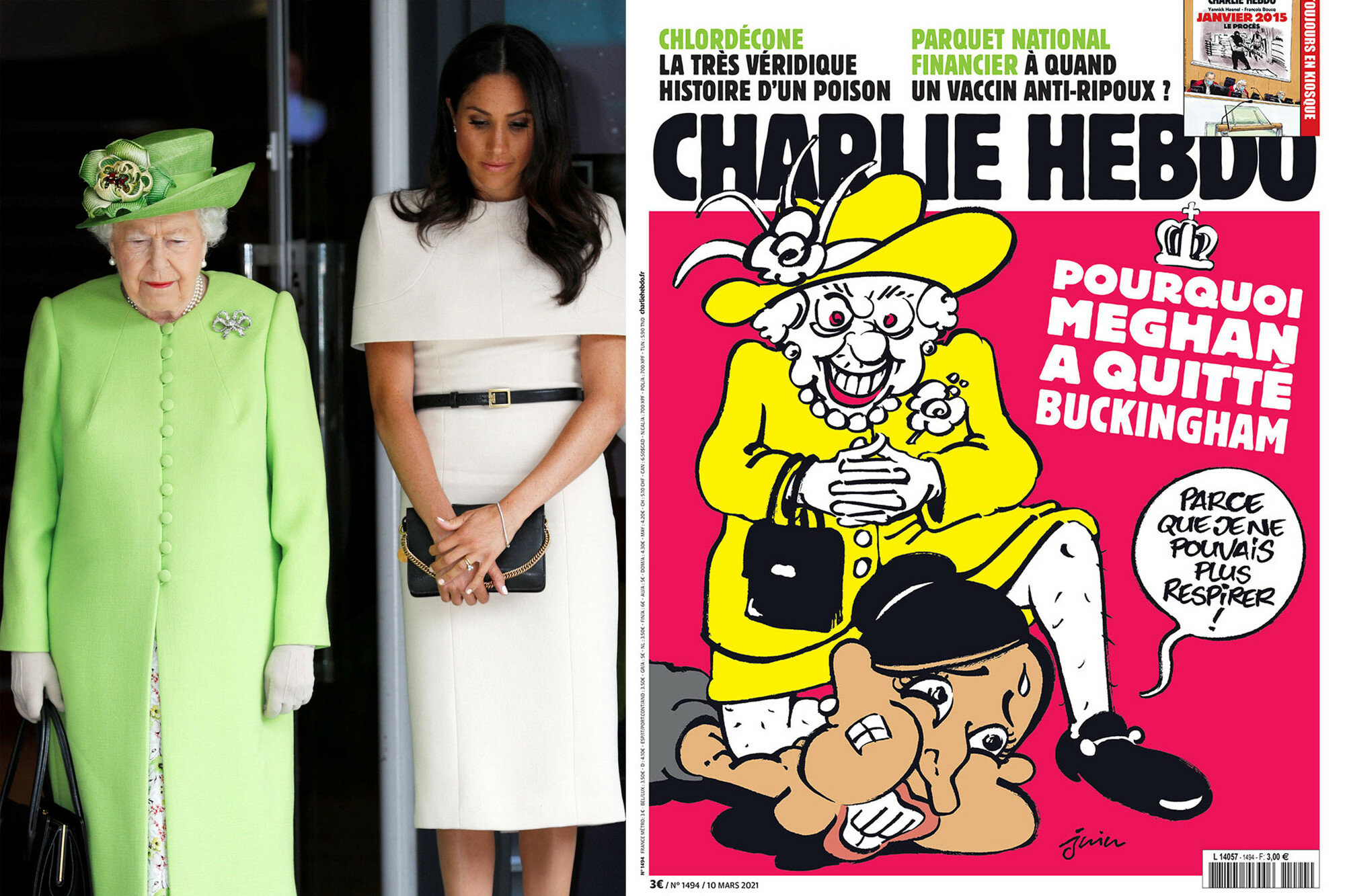 Шарли Эбдо про Елизавету