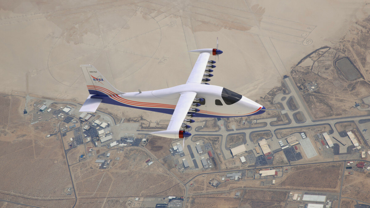 NASA представило свой первый полностью электрический самолет