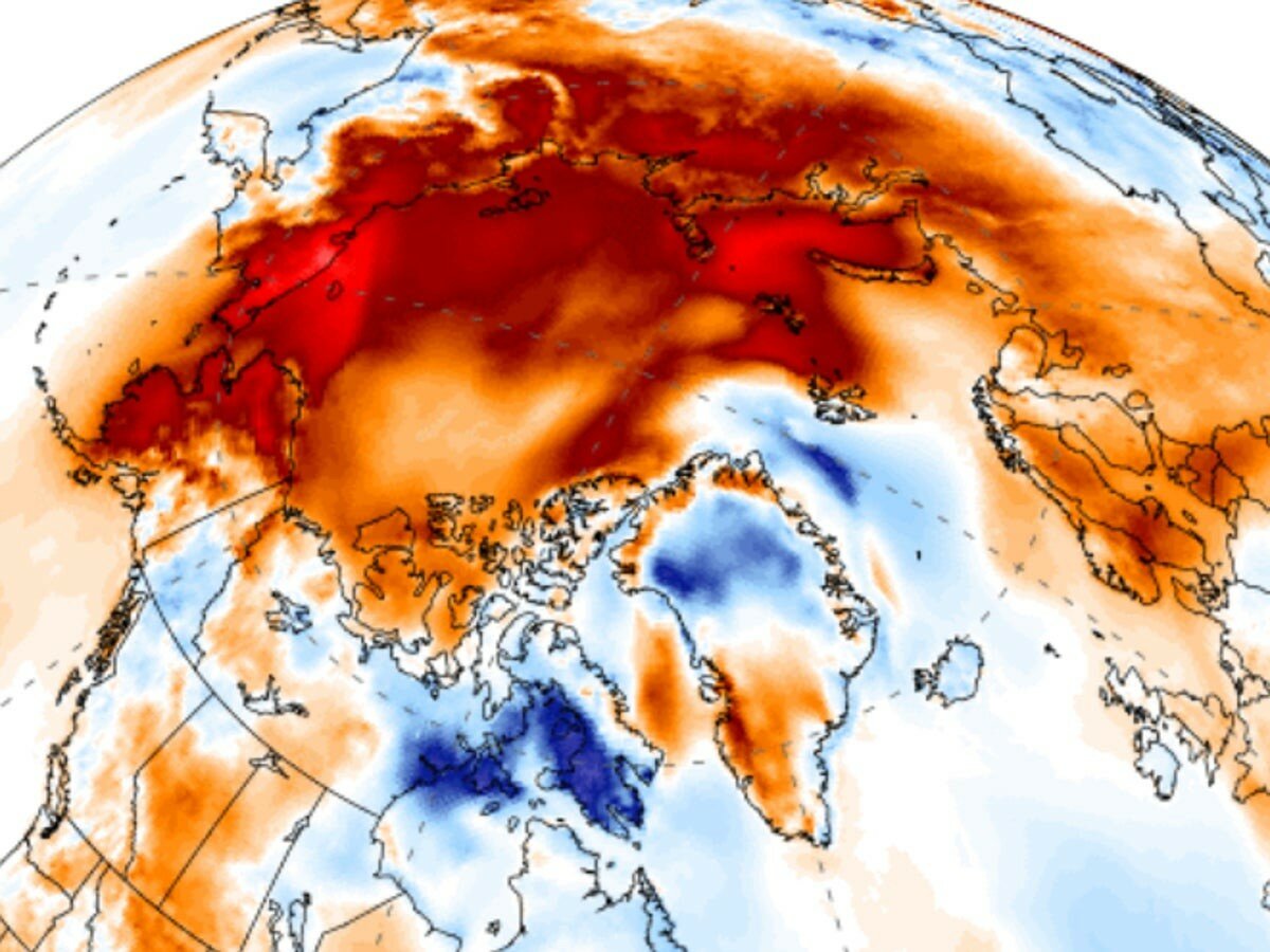 Теплове поле в Арктиці у 2 рази більше площі США