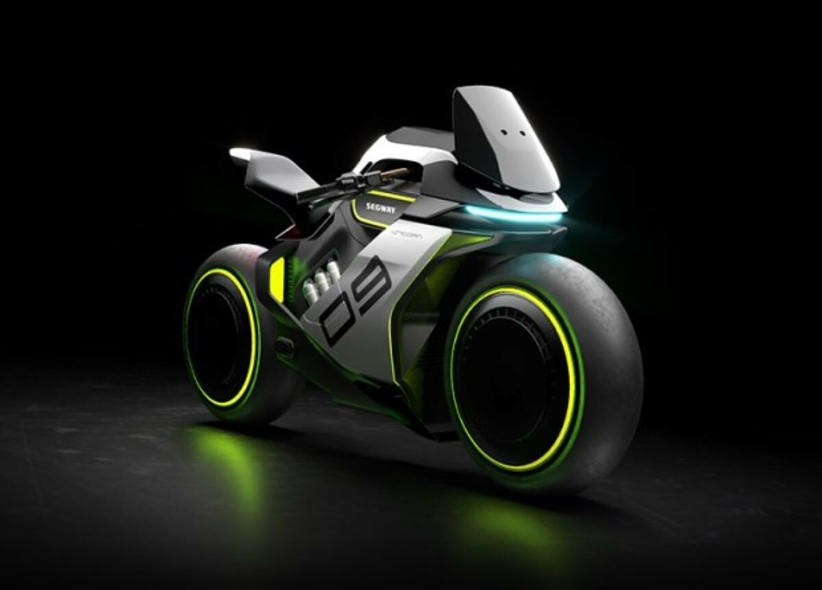 Segway-Ninebot представила концепт водневого мотоцикла