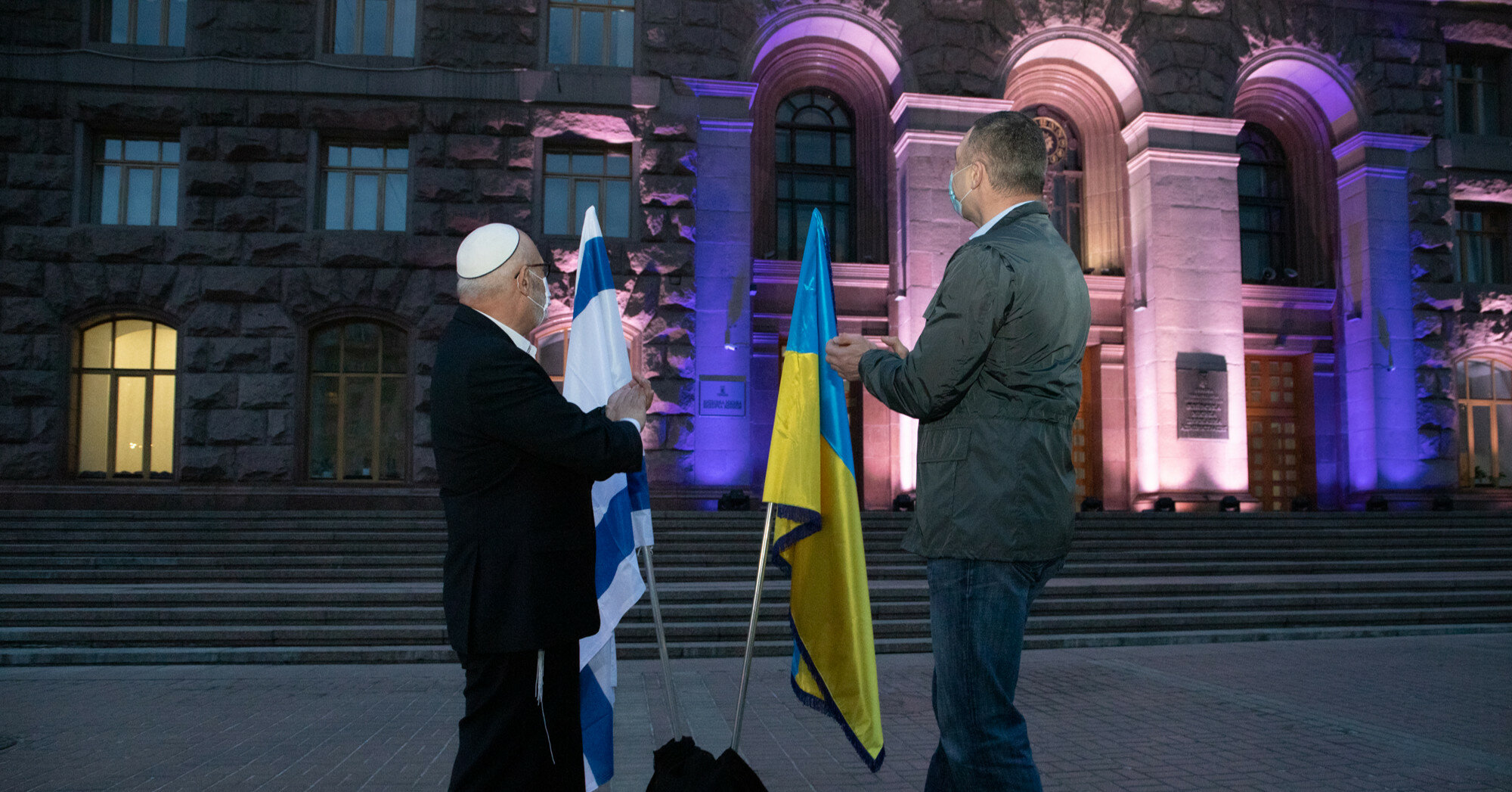 Будівлю Київської мерії підсвітять національними кольорами Ізраїлю