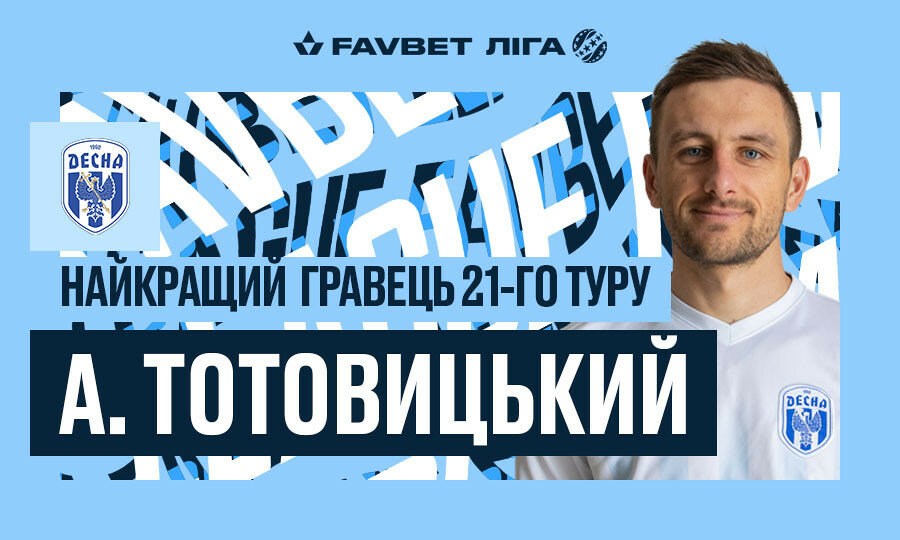 УПЛ: Андрій Тотовицький випередив Мораєса та став кращим гравцем туру