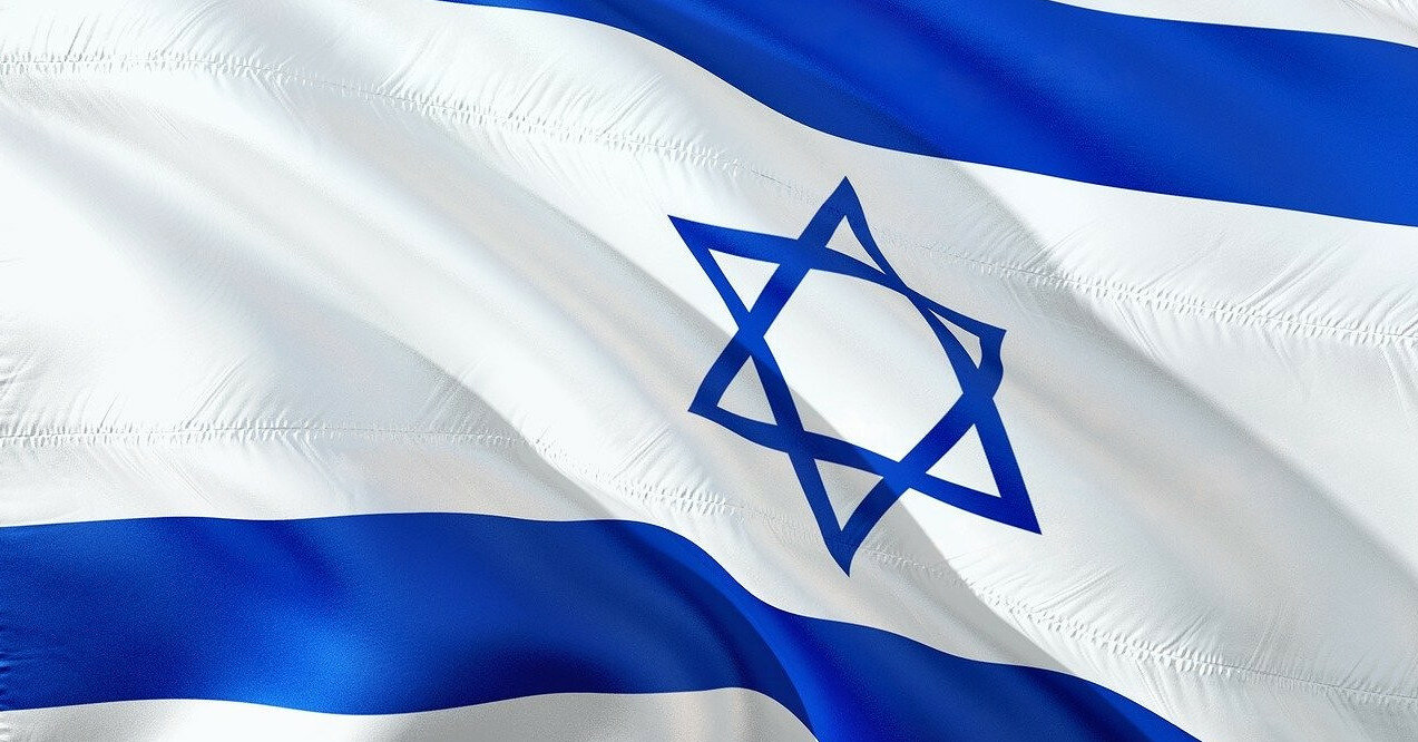 Над Киевом пролетел огромный израильский флаг