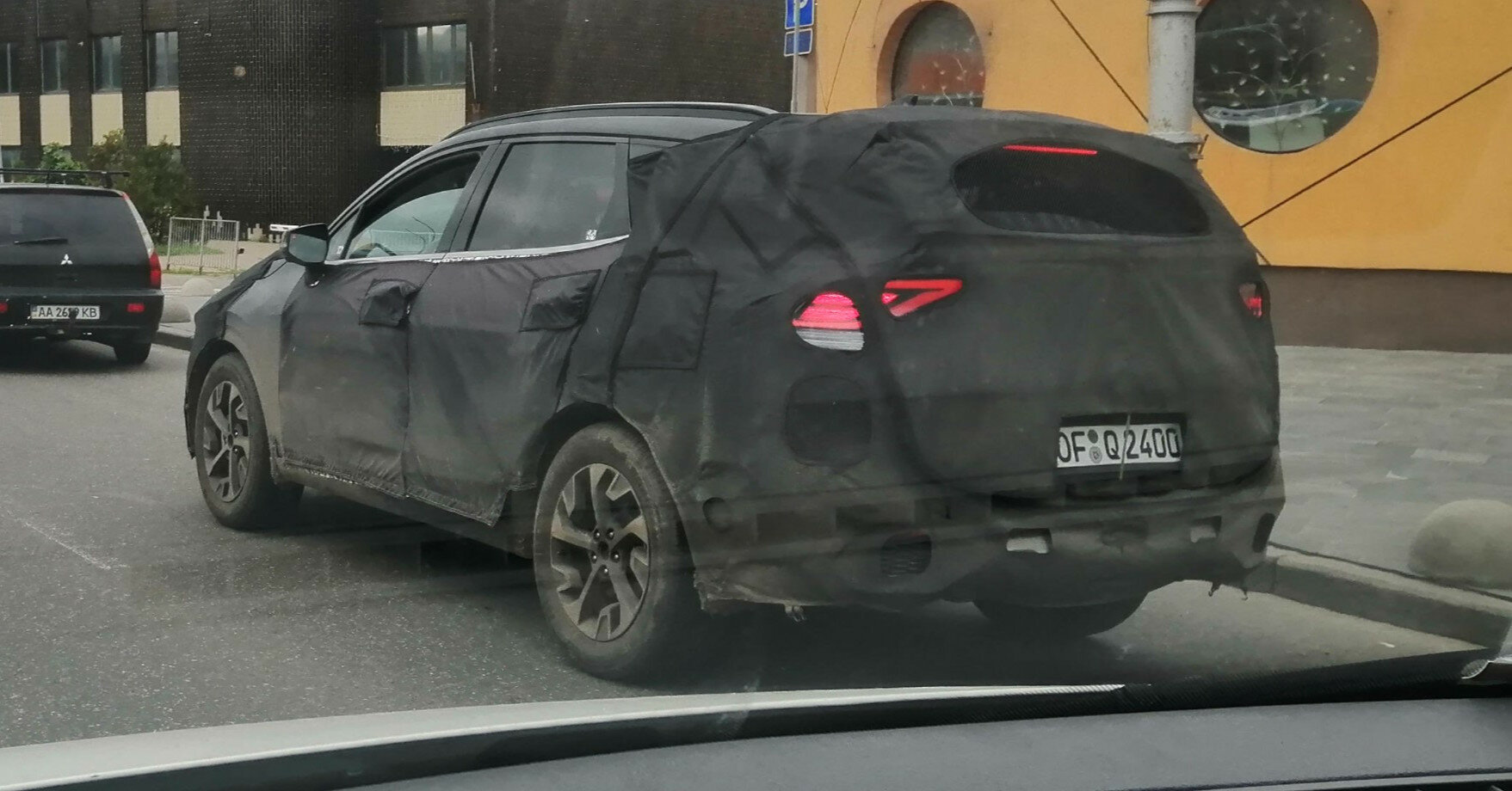 Новый Kia Sportage попался в Украине