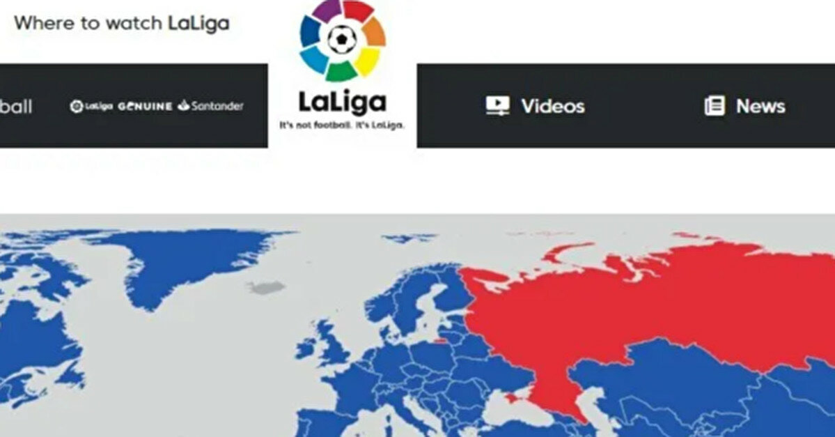 В испанском футболе Крым считают российским (фото)