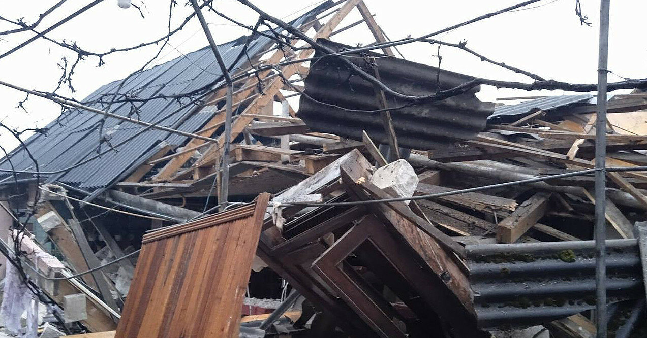 На Закарпатье взорвался дом: пострадали два пенсионера