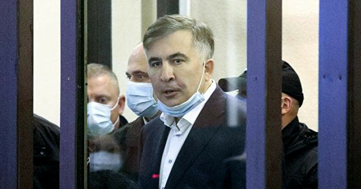 Саакашвили на суде в Тбилиси призвал украинцев бороться за него