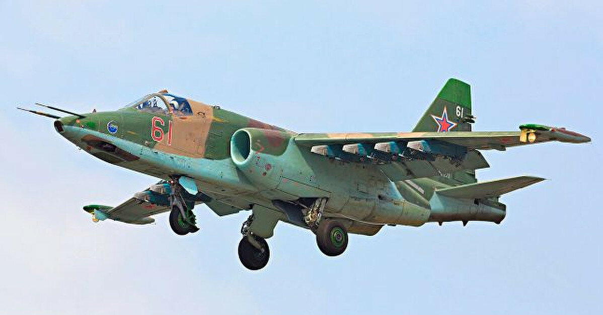 РосЗМІ: на кордоні з Україною розбився російський штурмовик Су-25