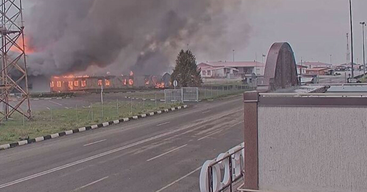 У Бєлгородської області на кордоні з Україною спалахнув КПП