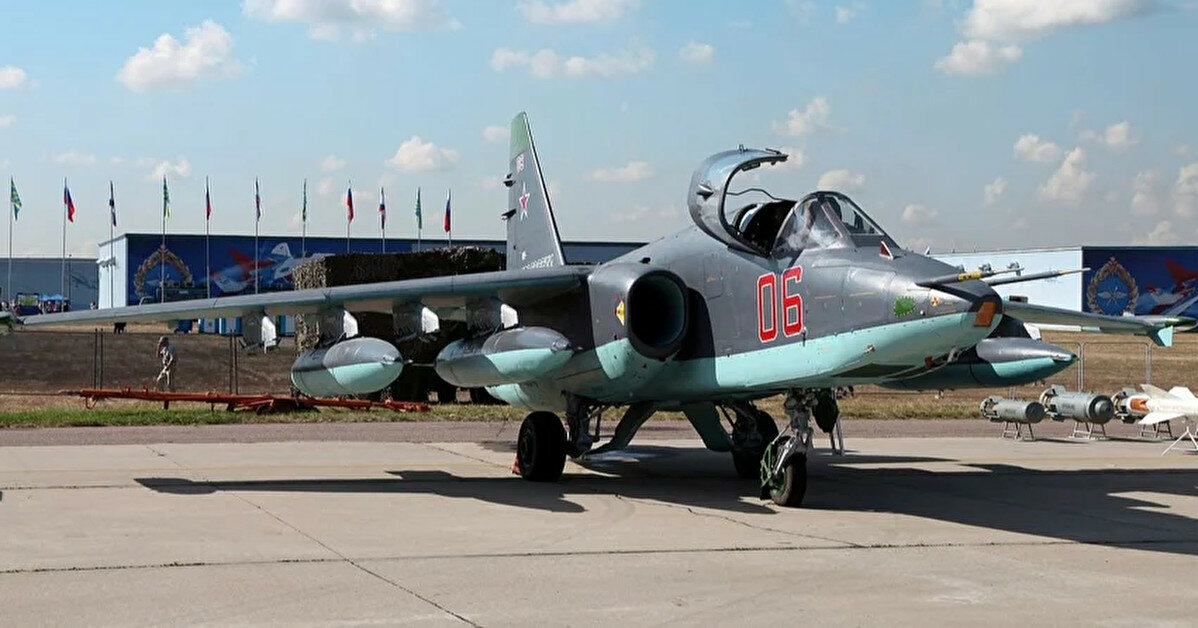 Украинские военнослужащие уничтожили очередной российский Су-25