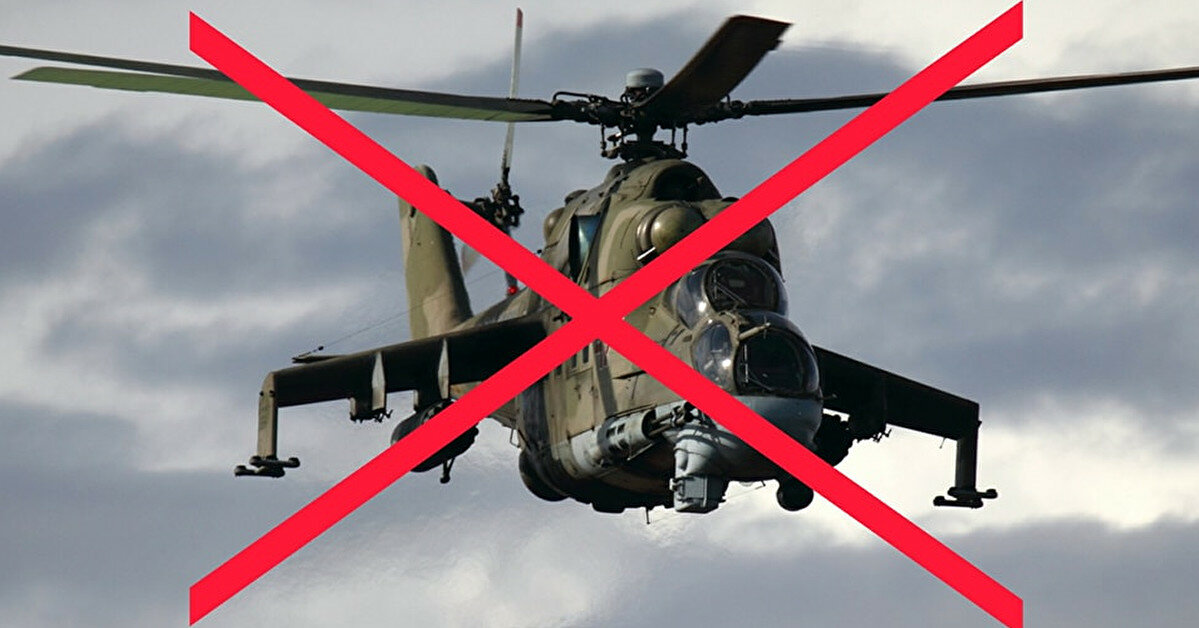 110 бригада ЗСУ знищила російський вертоліт на Авдіївському напрямку