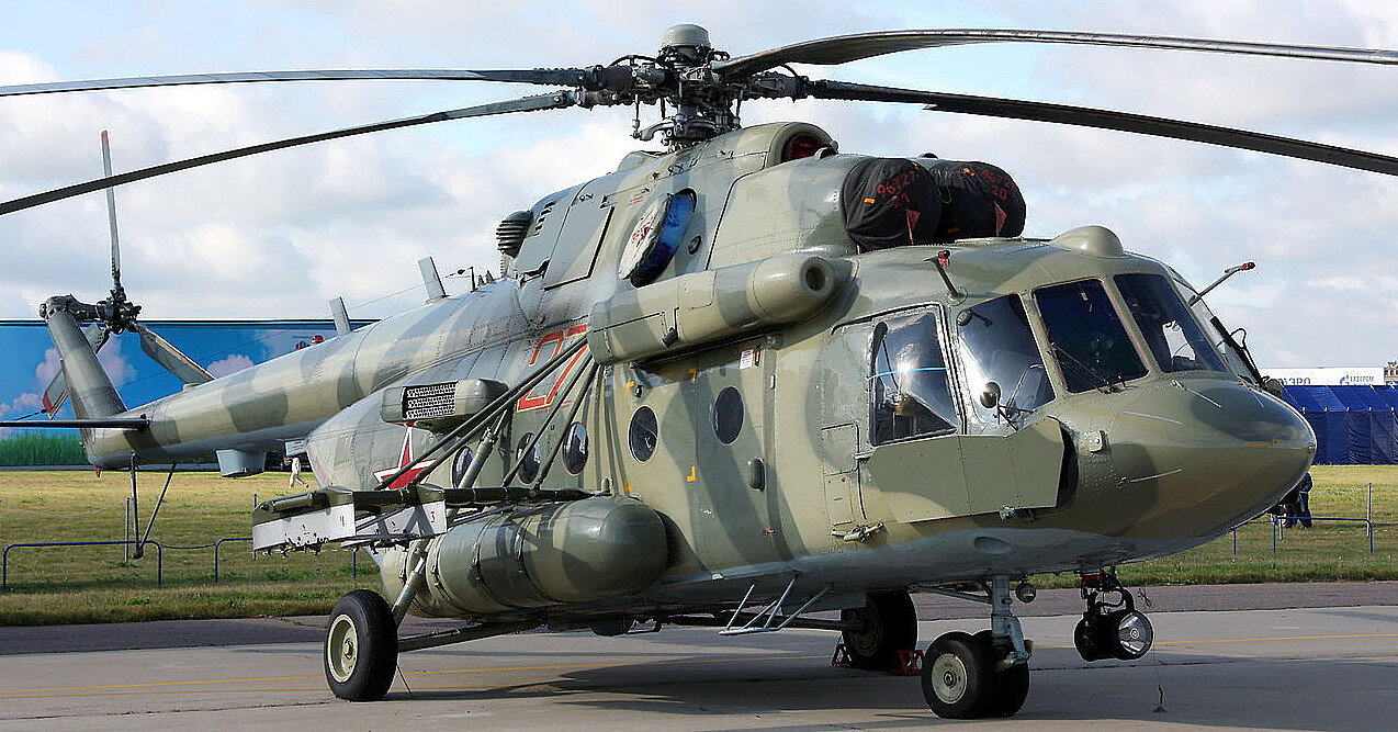 ГУР заявляет об уничтожении вертолета Ми-8 в России