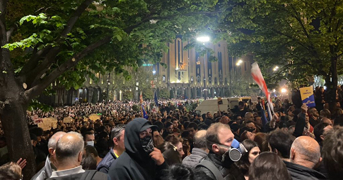 Протести проти закону про "іноагентів" у Грузії: затримали 14 людей
