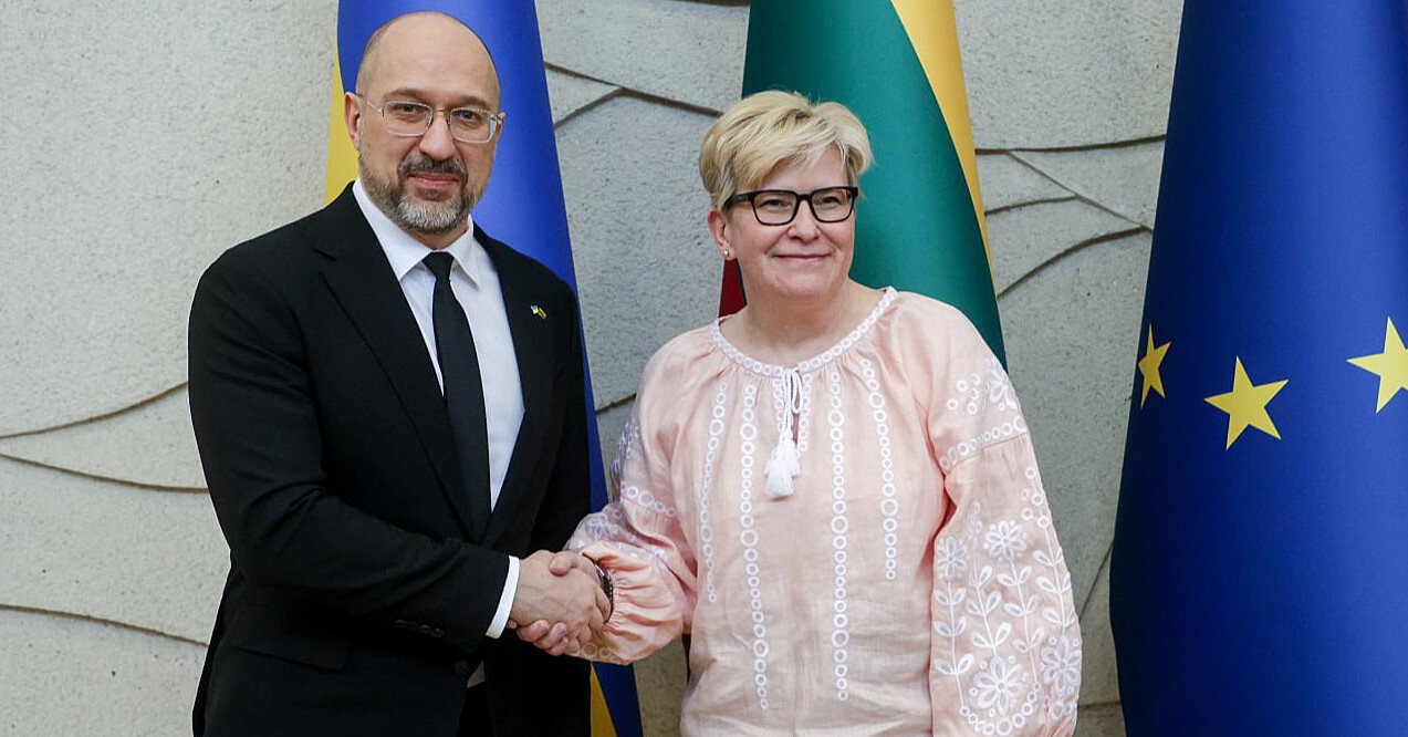 Шмыгаль прибыл с дипломатическим визитом в Литву