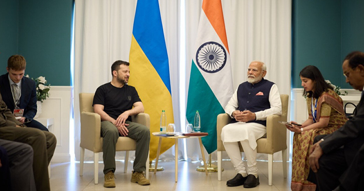 Зеленський зустрівся з прем'єром Індії: обговорили Саміт миру