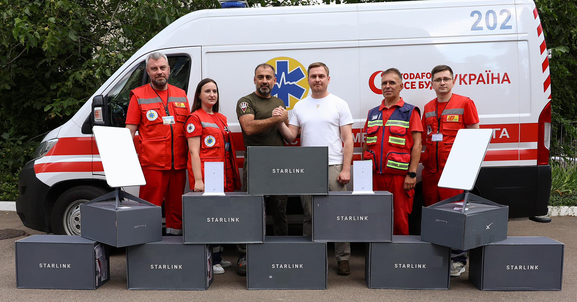 ОДА: "Швидкі" Київщини отримали системи Starlink для безперебійного звʼязку