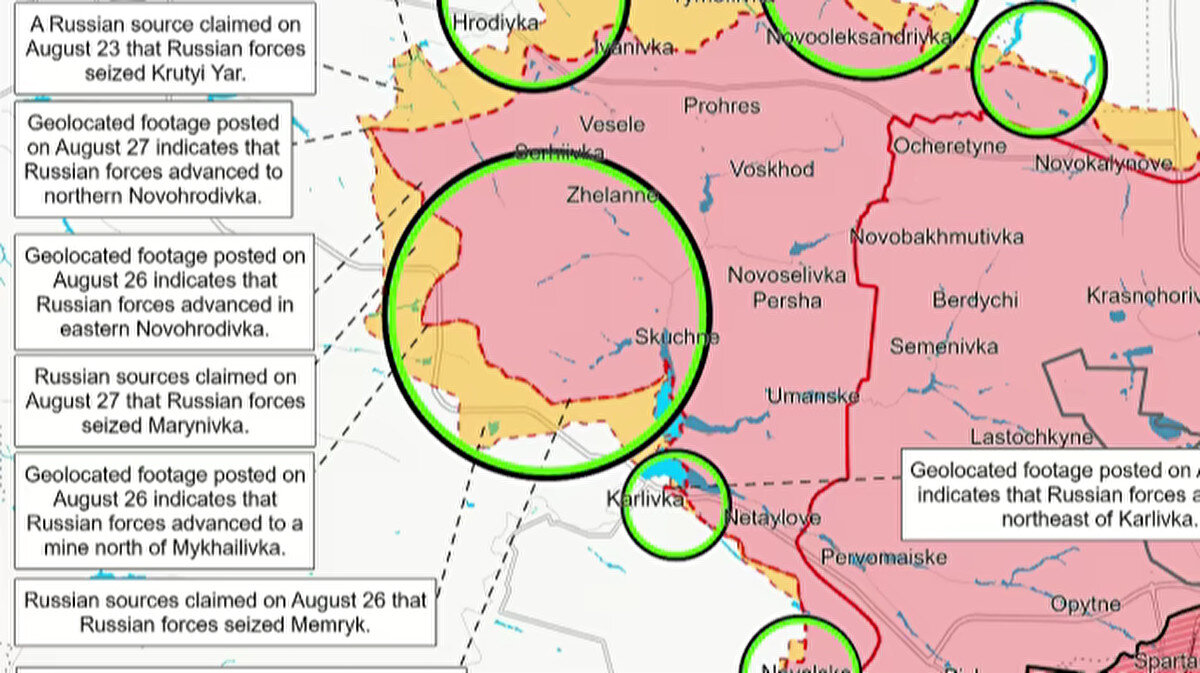 ISW: Російські війська досягли значних успіхів на Покровському напрямку