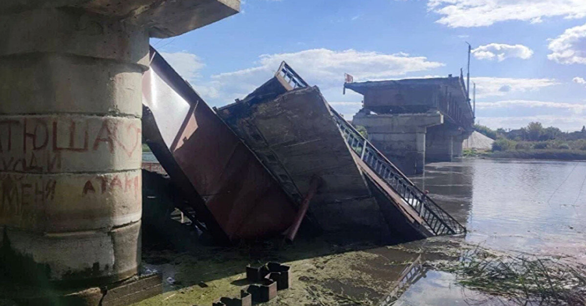 Повітряні сили підтвердили знищення мосту через річку Сейм на Курщині